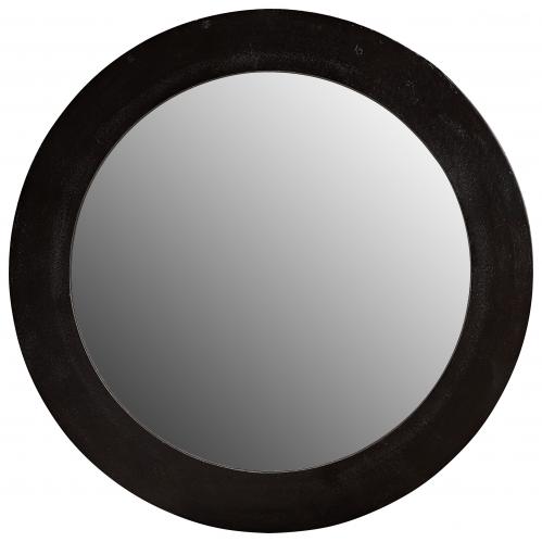 ENYA mirror round black (SP950) - www.frokenfraken.se