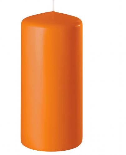 Blockljus - Orange - Stor - 6 x 15 cm - www.frokenfraken.se