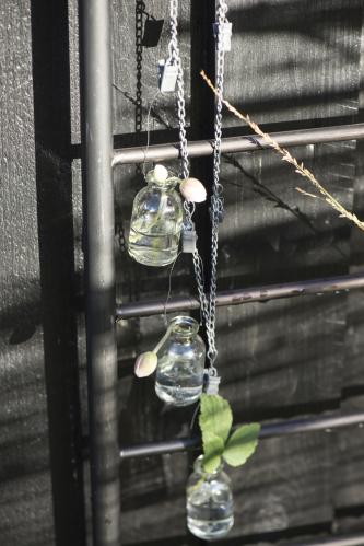 Glasflaska - Minivas i tråd eller Ljusstake - 5,5 cm - www.frokenfraken.se
