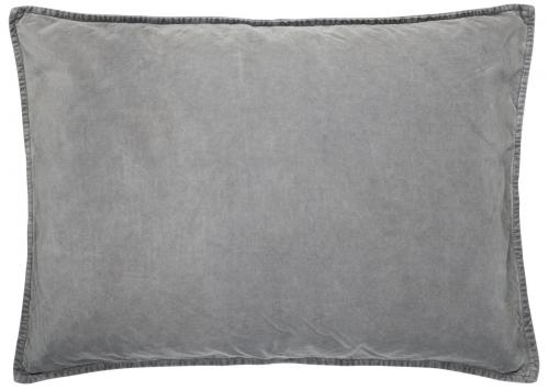 Kuddfodral - Sammet - Smoke - 72 x 52 cm - www.frokenfraken.se