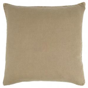 Kuddfodral - Linne - Cognac - 50 x 50 cm - www.frokenfraken.se