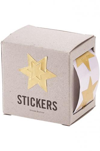 Stickers - Guldstjrna - 60 klistermrken x 2 - www.frokenfraken.se