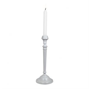 Ljusstake Hedda Antik Vit Mellan - Ø 11 x H 30 cm - www.frokenfraken.se