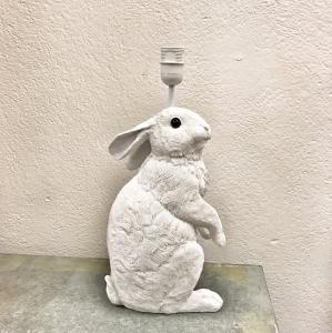 Lampfot - Kanin - Vit - 44 cm - www.frokenfraken.se