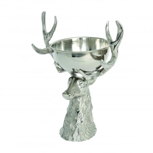 Skål - Hjort med horn - Ø17 x 27 cm - www.frokenfraken.se