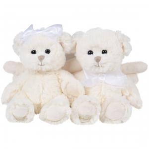 Nalle - Ängel med rosett i håret - 18 cm - www.frokenfraken.se