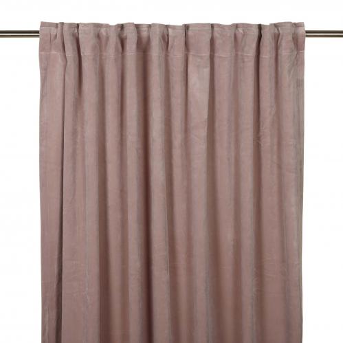 Gardiner - Sammet - Multiband - Ljus - Rosa - 2 X 140 X 240 cm - www.frokenfraken.se