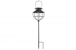 Lampa - Solcell på pinne - Svart - 18 x 60 cm - www.frokenfraken.se