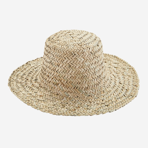 Stråhatt -ljus - 36 cm - www.frokenfraken.se