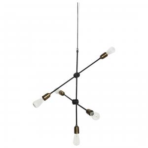 Lampa - Molecular - Svart/Mässing - 78 x 68 cm - www.frokenfraken.se