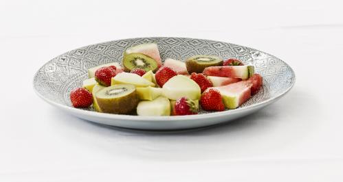 Orient fruktfat vit - Ø35 cm - www.frokenfraken.se