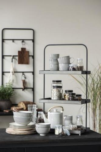 Hylla fr bnk eller bord - Metall - 69 x 37cm - www.frokenfraken.se
