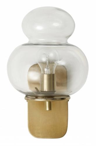 Vägglampa - Glasbubblor & Guld - 36 cm - Vändbar! - www.frokenfraken.se