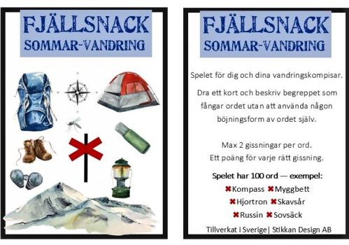 Kortspel - Fjällsnack - www.frokenfraken.se