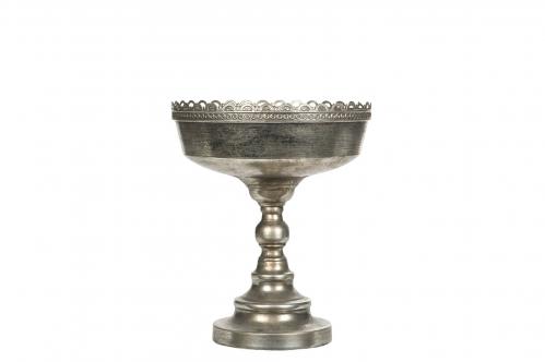 Kruka - Pokal - Silver - 30 x 25 cm - www.frokenfraken.se