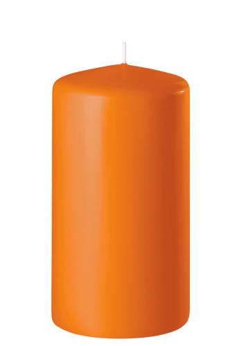 Blockljus - Orange - Liten - 6 x 12 cm - www.frokenfraken.se