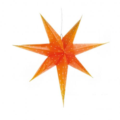 Adventsstjrna - Klassisk Gammaldags Orange - 40 cm - www.frokenfraken.se