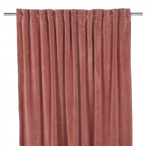 Gardiner - Sammet - Multiband - Marsala - 2 X 140 X 240 cm - www.frokenfraken.se