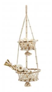 Hängande Korgar - Macrame - Off White - www.frokenfraken.se