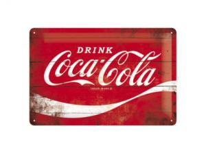 Plåtskylt - Coca-Cola - Röd - 20 x 30 cm - www.frokenfraken.se