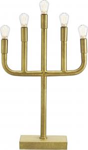 Vixen ljusstake - Raw old brass 59cm - www.frokenfraken.se