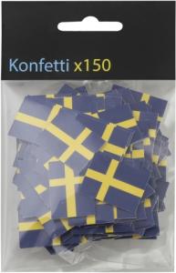 Konfetti - Svenska flaggan 150-pack - www.frokenfraken.se