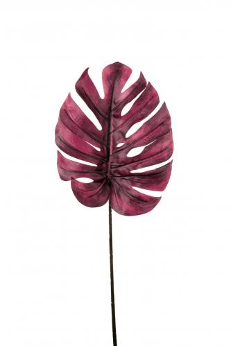 Monstera blad - Lila - 75 cm - www.frokenfraken.se