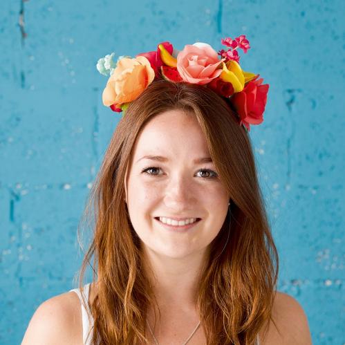 Diadem - Cuban Fiesta Floral Headband - www.frokenfraken.se