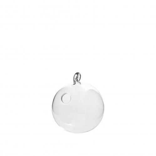 Julkula - Bolls - Klarglas - 8 cm - www.frokenfraken.se
