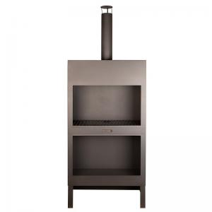 Eldstad - Terrassvärmare - XL - Svart - 38.4 x 76.1 x 205.7 cm - www.frokenfraken.se