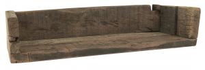 Vägghylla - Rostig Trä - 45 X 7 X 15 CM - www.frokenfraken.se