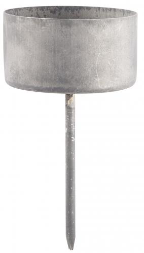 Ljushållare för värmeljus - Zink - Ø: 4,1 x 7,5 cm - www.frokenfraken.se
