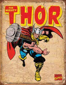 Thor - Retro Metallskylt - 32 x 41 cm - www.frokenfraken.se