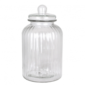 Glasburk Hög m. Lock - Ø 17,5 x H 33 cm - www.frokenfraken.se