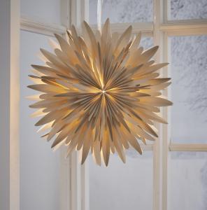 Adventsstjärna - Beige - 60cm - www.frokenfraken.se