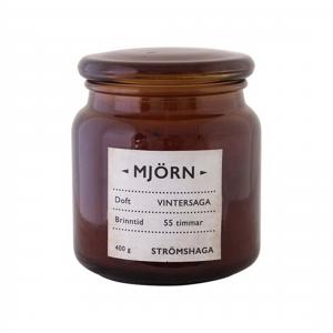 Doftljus Mjörn Vintersaga 400g - Ø 9 x 12 cm - www.frokenfraken.se