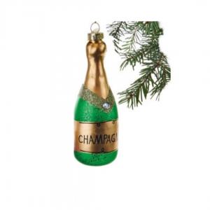 Julkula - Champagneflaska - 2:a sortering - 14 cm - www.frokenfraken.se