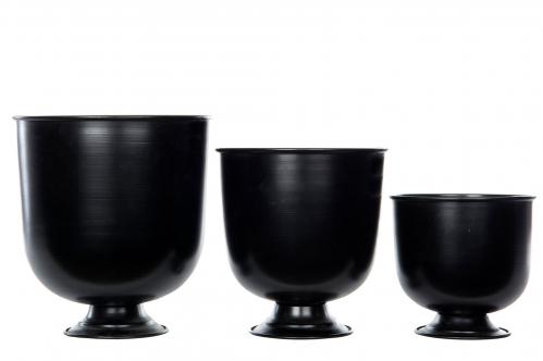 Kruka - Pokal - Svart - 16 x Ø15.5 cm - www.frokenfraken.se