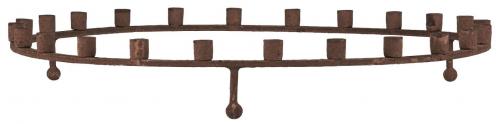 Ljusstake - Rost - Julgransljus -  40 cm - www.frokenfraken.se