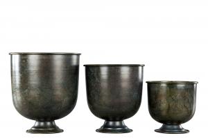 Kruka - Pokal - Grå/Brun - Ø15.5 cm - www.frokenfraken.se