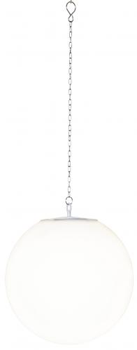 Solcellsdekoration - Utomhus - Vit stor boll/klot - Hängande - Ø30 cm - www.frokenfraken.se