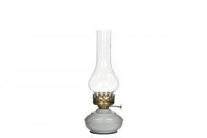 Fotogenlampa - För värmeljus - Grå - 27 cm - www.frokenfraken.se