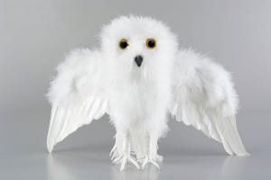 Fågel - Uggla - Flygande - Vit - 44 x 28 cm - www.frokenfraken.se