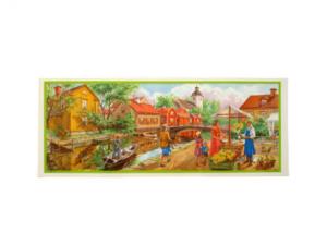 Bonad - sommar stad - 45 x 18 cm - www.frokenfraken.se