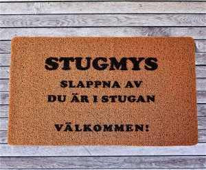 Dörrmatta - Stugmys - 45 x 75 cm - www.frokenfraken.se