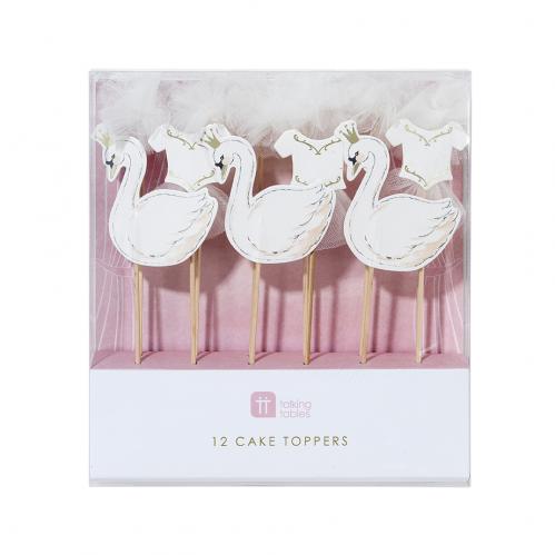 Toppers - We Love Swans Cake Toppers - www.frokenfraken.se