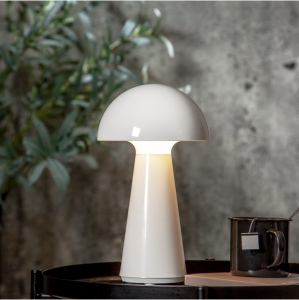 Bordslampa Utomhus - Mushroom Vit - 28 cm - www.frokenfraken.se