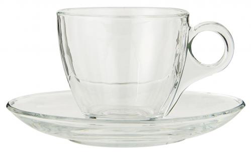 Kaffekopp - Glas - 140ml - 7,5 x 14,5 cm - www.frokenfraken.se