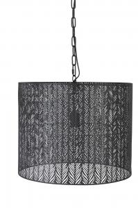 Taklampa - Mönstrad - Svart - 50 x 40 cm - www.frokenfraken.se