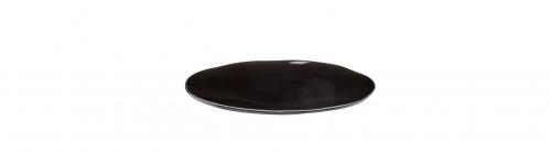 Tallrik - Stengods Svart - 6 st - Ø21 cm - www.frokenfraken.se